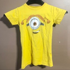 Universal Studios Kid Girls Size XS Minion T-Shirt